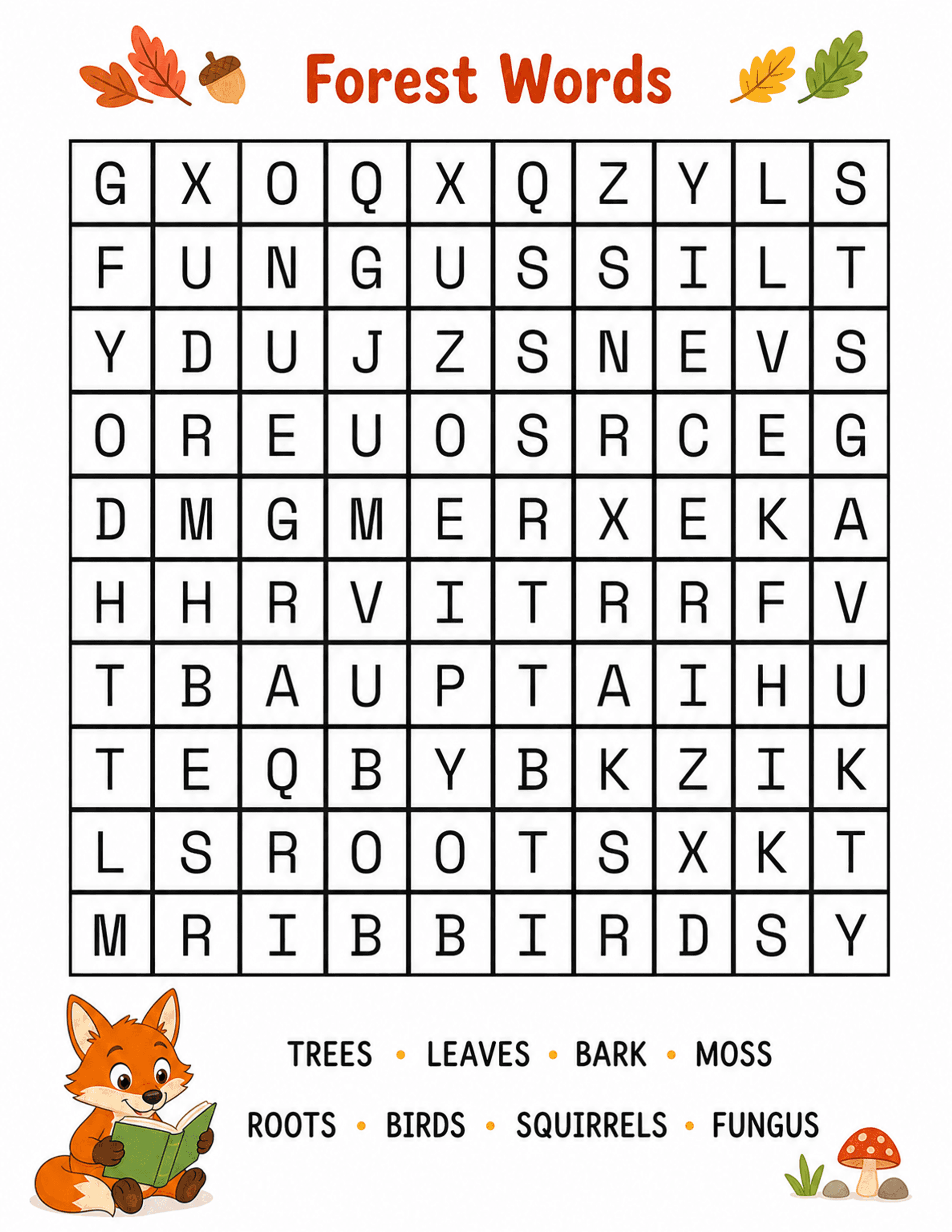 Sample word search with Pip
